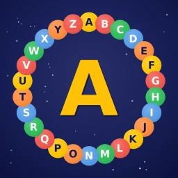 Ícone de Alphabet Wheel: Trivia Quiz